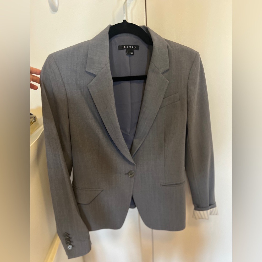 Theory Blazer in light blue